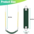 thumbnail image 2 of Celawork Heavy Duty Swing Seat, Outdoor Child Board U-Swing, for Children and Adults, Green, 2 of 6