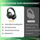 thumbnail image 2 of Auriculares con Cancelación de Ruido Vonaural Mejorados HiFi Estéreo, 2 of 7