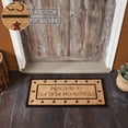 thumbnail image 4 of VHC Brands Coir Welcome Door Mat, Entry Rug, with PVC Backing, for Indoor Outdoor Use, Connell Collection, Rectangle 17x36 Doormat, Welcome to Our Prim Homestead, Natural, 4 of 6