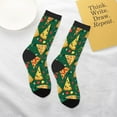 thumbnail image 4 of Goofa Pizza Pattern Children's Crew Socks, Kids' Daily Wear and Sports Socks, Breathable Socks, Sports Socks, Moisture-Wicking Socks for Children, 4 of 6