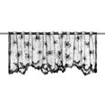thumbnail image 2 of POPETPOP Black Spider Web Bats Curtain for Window and Fireplace Decor, 2 of 6