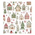 thumbnail image 6 of Yayeee Magnetic Dishwasher Cover for The Front Decoration Home Kitchen Machine Sticker Protector, Brown Christmas House, 6 of 6