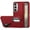 Black +Red, variant on For Samsung s25 Plus/s24 Plus PEAK 3in1 Toughest Hybrid with Stand Cover Case - Black/Red