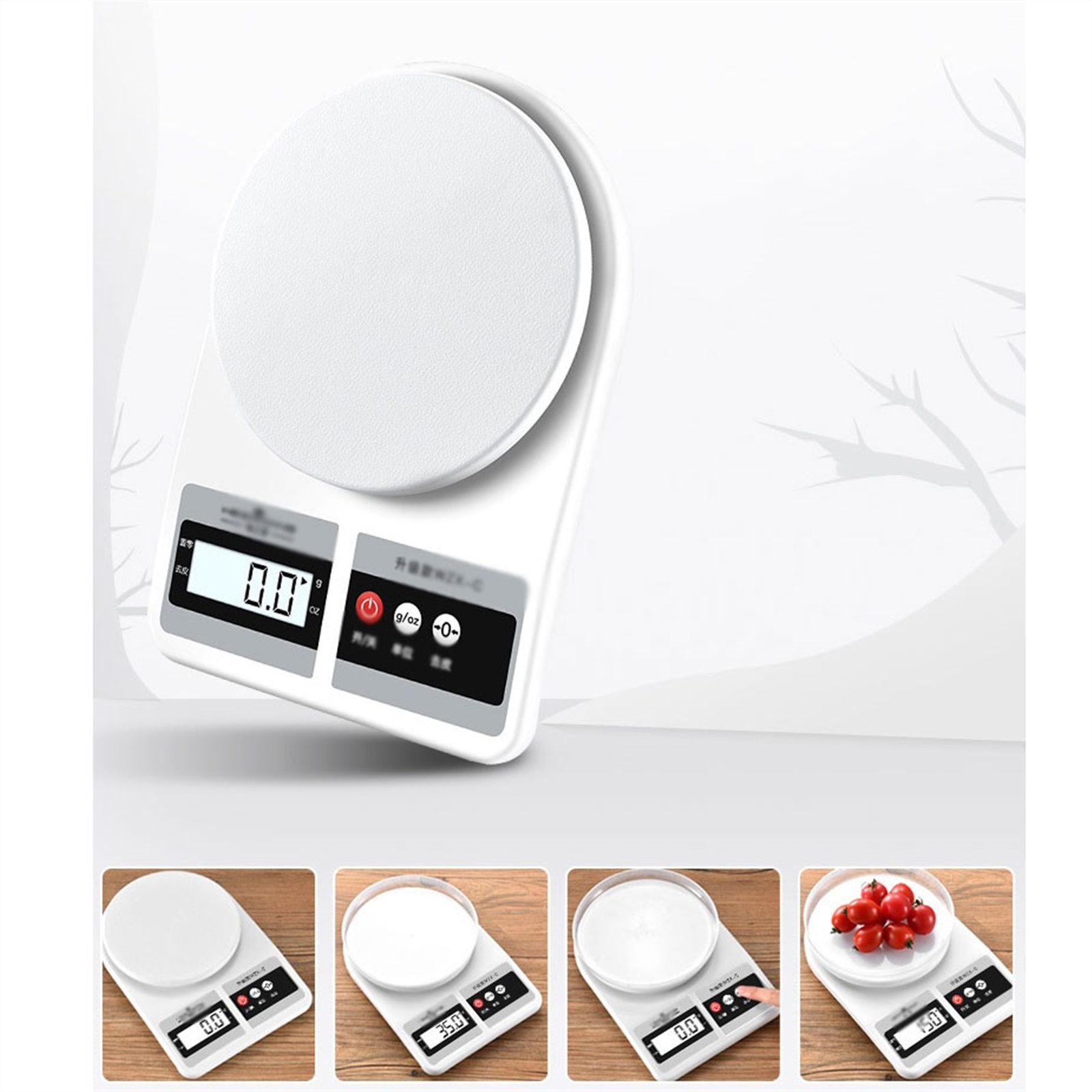 Kitchen Electronic Scale Household Small Gram Weigher Accurate Food Scale Balance Small Baking Scale