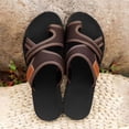 thumbnail image 6 of EliteGoogv Womens Flip Flops Cloth Upper Thong Clip Toe Flat Sole Slip On Sandals for Women Rubber Sole Summer Beach Casual Shoes US :7.5, 6 of 8