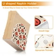 thumbnail image 4 of Watermelon Nuts Napkin Holder for Table Clear Napkin Stand Paper Holder Acrylic Organizer Dispenser Napkins for Dinner Kitchen Restaurant Room, 4 of 8