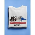 thumbnail image 3 of NASA Nasa Rocket Scientist Banner Sweatshirt Men -NASA Designs, Male XX-Large, 3 of 4