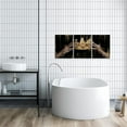 thumbnail image 5 of Black and Gold Wall Art - African American Coronation Framed Inspirational Canvas Art Pictures For Bedroom Living Room Wall Decor 12 "X16 X3 Panel, 5 of 6