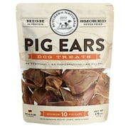 Butchers Naturals Dry Pig Ears Natural Treats for Dogs, 10 Pieces