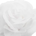 BESTYASH 2Pcs Realistic White Rose Hair Clips Fabric Floral Brooch for ...