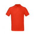 thumbnail image 2 of B&C - Polo modelo Inspire para hombre (Rojo Llama), 2 of 3