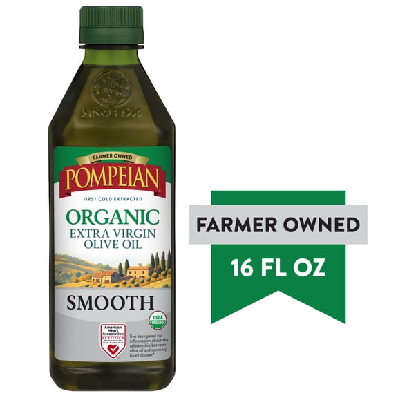 Pompeian Organic Smooth Extra Virgin Olive Oil - 16 fl oz