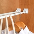 thumbnail image 7 of YoeXGDS 1Pair Shower Rod Holder, Tension Curtain Rod Bracket No Drilling, Wall Mount Tension Rod Holder for Bathroom Kitchen Bedroom 1.7inch, 7 of 7