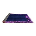 thumbnail image 2 of Ahgly Company Indoor Round Abstract Purple Modern Area Rugs, 6' Round, 2 of 4