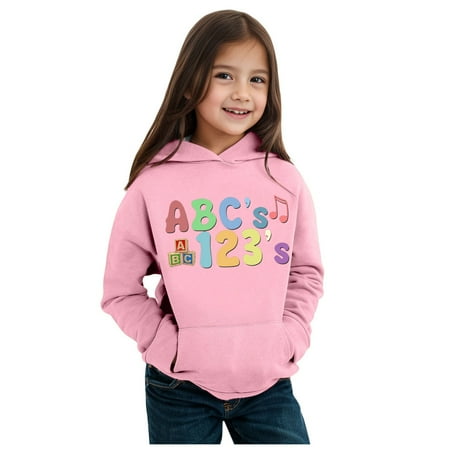 

Kids Boys Girls Autumn WInter Season Kindergarten Letter Printed Long Sleeve Hoodie Warm and Comfortable Tops Children s Clothing Girl Hoodies Boys Pullover Hoodie Sweaters for Kids Jacket Baby Boys