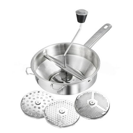 

Stainless Steel Healthy Food Blender For Mashing Straining and Grating Fruits and Vegetables Easy to Clean