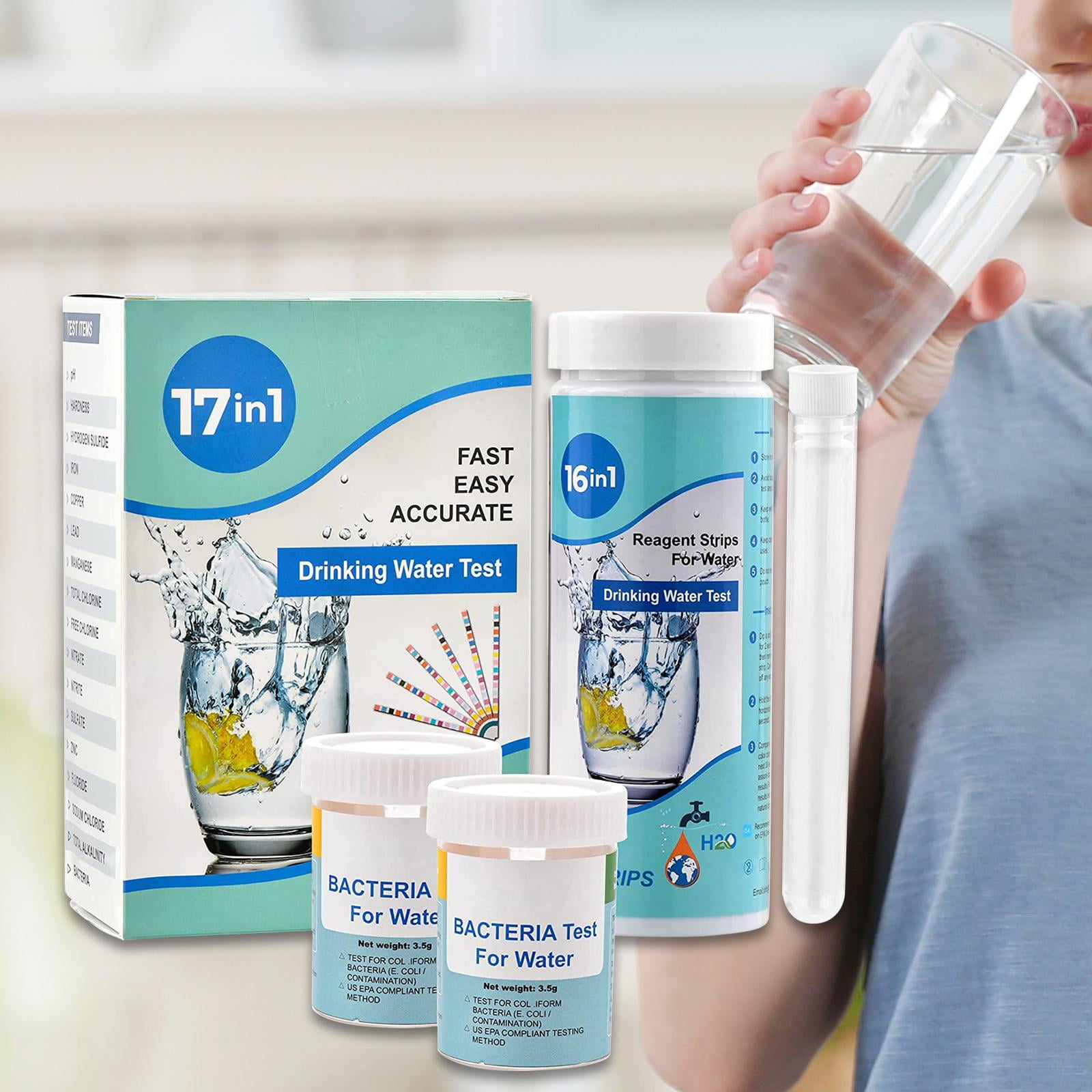 Nishiyuenyi Water Testing Set for Drinking Water Total Alkali PH Paper Water Quality Testing