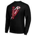 thumbnail image 2 of Men's Starter Black Kansas City Chiefs Color Scratch Team Graphic Fleece Pullover Sweatshirt, 2 of 3