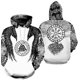 thumbnail image 1 of Viking Warrior Cosplay disfraz tatuaje nuevo pulóver chándal Casual colorido estampado 3D cremallera/Sudadera con capucha/sudadera/chaqueta/Unisex04L Deng Xun unisex, 1 of 2