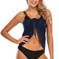 thumbnail image 6 of Qzwdhjm Swimsuit Coverups for Women Sarong Beach Bikini Wrap Semi-Sheer Short Skirt Chiffon Scarf for Summer Swimwear, 6 of 9