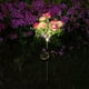 thumbnail image 3 of Cateissary Luces de flores con energía solar, luces decorativas para césped al aire libre, luz solar para césped de rosas, jardín y patio Iluminación y accesorios naranja amarillo, 3 of 6