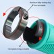 thumbnail image 4 of Puños para manillar de bicicleta | Fundas ergonómicas antideslizantes de goma para bicicletas de montaña y carretera | Manillar cómodo y con absorción de impactos para adultos y niños | Paquete de 2, 4 of 6