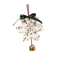 thumbnail image 2 of Copo de nieve de hilo navideño con campana de metal Decoración para árbol de Navidad Regalo de Navidad para Estilo A, 2 of 9