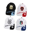 thumbnail image 1 of Gorra de la Copa del Mundo, 4 piezas Gorra de la Copa del Mundo Gorra de Portugal Gorra bordada de Alemania Compacta y ligera, 1 of 14