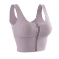 thumbnail image 2 of para Mujer Cómodo Yoga con Almohadillas XL violeta claro Colcomx Sujetadores deportivos para mujer, 2 of 8