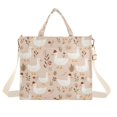 thumbnail image 7 of FORMRS Womens Corduroy Tote Bag Crossbody Shoulder Purse Handbag with Detachable Strap, Cartoon Goose Pattern, 7 of 7