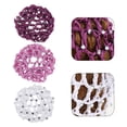 thumbnail image 5 of KAKOWELY Filets de Ballerine 3 Pcs Filets de Mode pour Perruque Filet Élastique Couverture de Chignon Accessoires de Cheveux pour Infirmière, 5 of 5