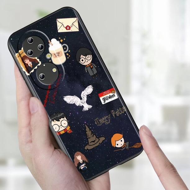 Cute Logo Potters Wand Harries Phone Case For Huawei P50 P40 P30 P20 Lite 5G Nova Y70 Plus 9 SE Pro 5T Y9S Y9 Prime Y6 BlackFor Huawei Nova 5T Gao Jinjia LED