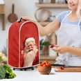 thumbnail image 2 of HELLHERO Joyful Santa Food Processor Cover Polyester for Kitchen Counter Friends, 2 of 4