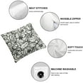 thumbnail image 4 of BANET Pillowcase King Size with White &amp; Black Pillow Cases Set, King Pillow Covers Envelope Closure White, 4 of 5