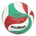 thumbnail image 5 of Balón de Voleibol Molten V5M2200 No.5 PU Laminado Tricolor Verde/Blanco/Rojo, 5 of 5