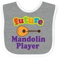 thumbnail image 3 of Inktastic Future Mandolin Player Music Boys or Girls Baby Bib, 3 of 4