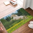 thumbnail image 4 of Sikiie Horse Rearing Up In The Field Print Flannel Anti-slip Floor Mat 16x24in, Thickened Dustproof Entrance Door Mat Floor Mat for Kitchen, Bathroom, Laundry Room, 4 of 7