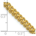 thumbnail image 5 of 14K Yellow Gold 3.7mm Semi-Solid Franco Chain (22 X 3.7) bc136-22, 5 of 5