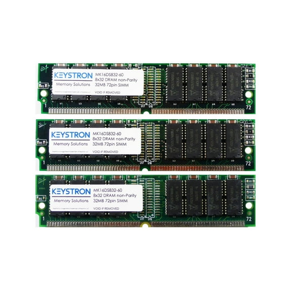 96MB 3X32MB 72pin SIMM Sampler Memory for Korg Triton Studio, Triton Extreme, Triton Rack RAM