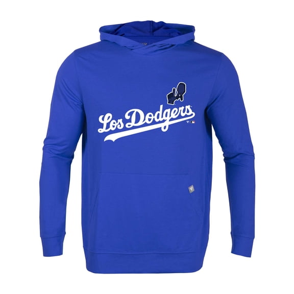 Men's Levelwear Royal Los Angeles Dodgers City Connect Relay Core Logo Pullover Hoodie