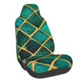 thumbnail image 1 of Wukai Green Mosaic Glass Full Set Car Seat Covers with Soft Padding Universal Auto Front Seats Protector and Cushion Mat, 1 of 5