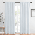 thumbnail image 5 of NICETOWN Blackout Curtains Rod Pocket Curtain Panels Light Blocking Curtains for Nursery 42x84 inch, Greyish White, 2 Panels, 5 of 9