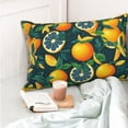 thumbnail image 6 of Kll Fresh Orange Pillow Covers Envelope Closure,Super Soft And Cozy Fuzzy Fleece Pillow Case Cover 16"X24", 6 of 8
