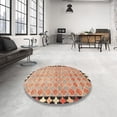 thumbnail image 4 of Ahgly Company Machine Washable Indoor Rectangle Contemporary Brown Area Rugs, 7' x 9', 4 of 7