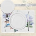 thumbnail image 2 of Ambesonne Watercolor Place Mats Set of 4, Blooming Hydrangea, Standard Size, Violet Blue, 2 of 5