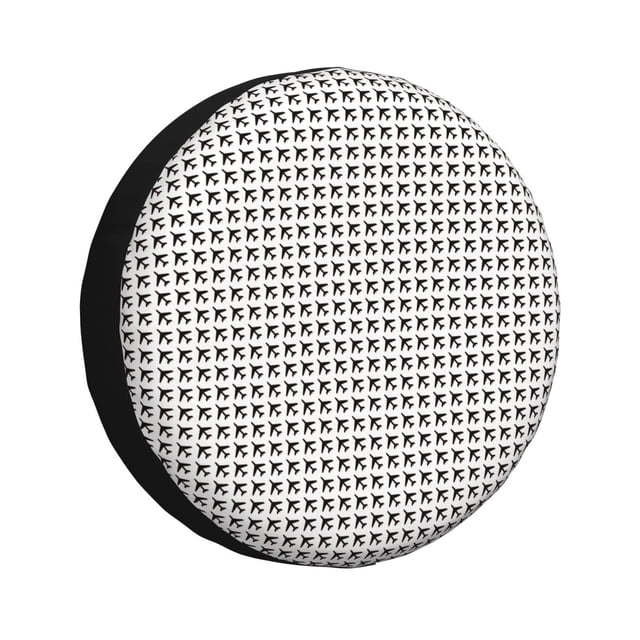 Fotbe Airplane Funda de Llanta de Repuesto con Estampado, Engrosada, Ajuste Universal para Jeep, Remolque, RV, SUV, Camión-14 inch