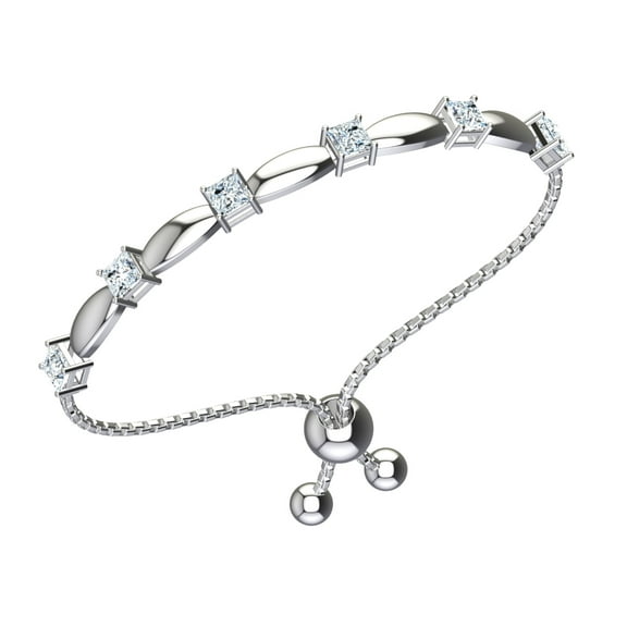 Belinda Jewelz Solid Sterling Silver Adjustable Bolo Bracelet with 2.1 Carat Peridot with Adjustable Ball Bead, High Polished 4mm Peridot Gemstones