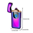 thumbnail image 2 of Chwtgms Lighter Fingerprint Feel Induction Ignition USB Charging Lighter Battery Display Lighter, 2 of 4