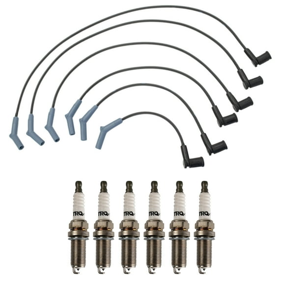 TRQ Ignition Kit Spark Plug & Wire Set For Ford Taurus V6 3.0L TKA01274