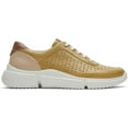 thumbnail image 2 of Cobb Hill Juna Women's Perforated Yellow Comfort Sneaker 5M, 2 of 3